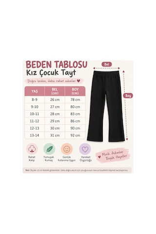 Uğur Bebe Kız Çocuk Pileli Geniş Paça Mevsimlik Eşofman Altı Beli Bağcıklı Cepli & Kompak Kumaş Rahat Kesim Spor Okul Günlük Pantolon Siyah Siyah