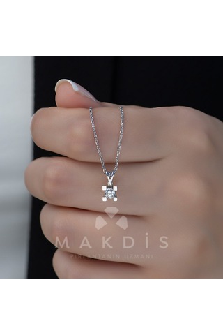 0.20 Karat Tektaş Pırlanta Kolye - Hrd Sertifikalı 97460963