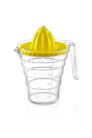 Masterchef Ölçülü Narenciye Sıkacağı 500 Ml. Portakal Sıkacağı Ve Limon Sıkacağı Şeffaf - Sarı