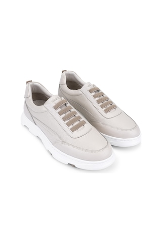 Tamer Tanca Erkek Hakiki Deri Bej Sneakers & Spor Ayakkabı 298 3400-2505 Erk Ayk Y26 Bej Gutı