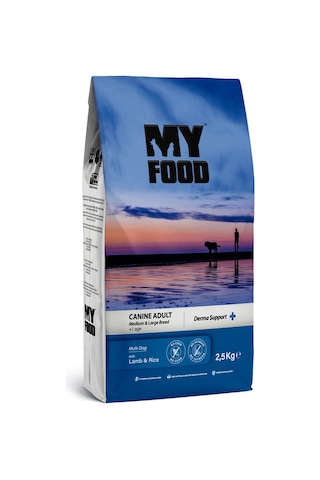 My Food Yetişkin Köpek Orta Ve Büyük Irk Kuru Maması Kuzulu Pirinçli - 12 Kg