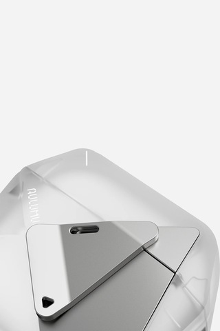 Apple Uyumlu Airpods 4 Geometrik Desenli Kilitleme Mekanizmalı Ve Askı İpli Kılıf A29 Beyaz