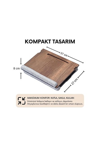 Ls051 Minderli Eğim Ayarlanabilir Mousepadli Laptop Sehpası