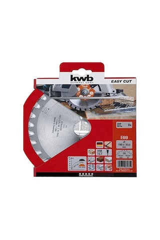 Kwb Tepsi Testere 190 X 30mm 30 Diş E69 586933