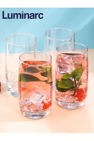 Lumınarc Fransız Restorani Cam Bardak Seti 6'lı Cam Tarağı 24825059 Beyaz