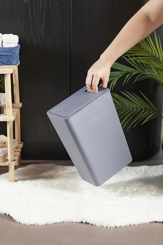 Perotti 13240 Gri Molly Gri 8 Litre Click Çöp Kovası Gri