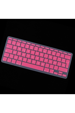 Homyl 11 Inç Macbook Pink Için İspanyolca Fonetik Klavye Pembe