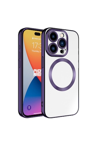 Apple Uyumlu iPhone 15 Pro Max Kılıf Magsafe Wireless Şarj Özellikli Setro Silikon