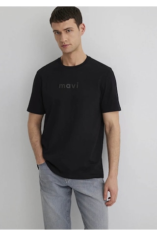 Mavi Regular Siyah Erkek T-shirt M0612732-900 Siyah