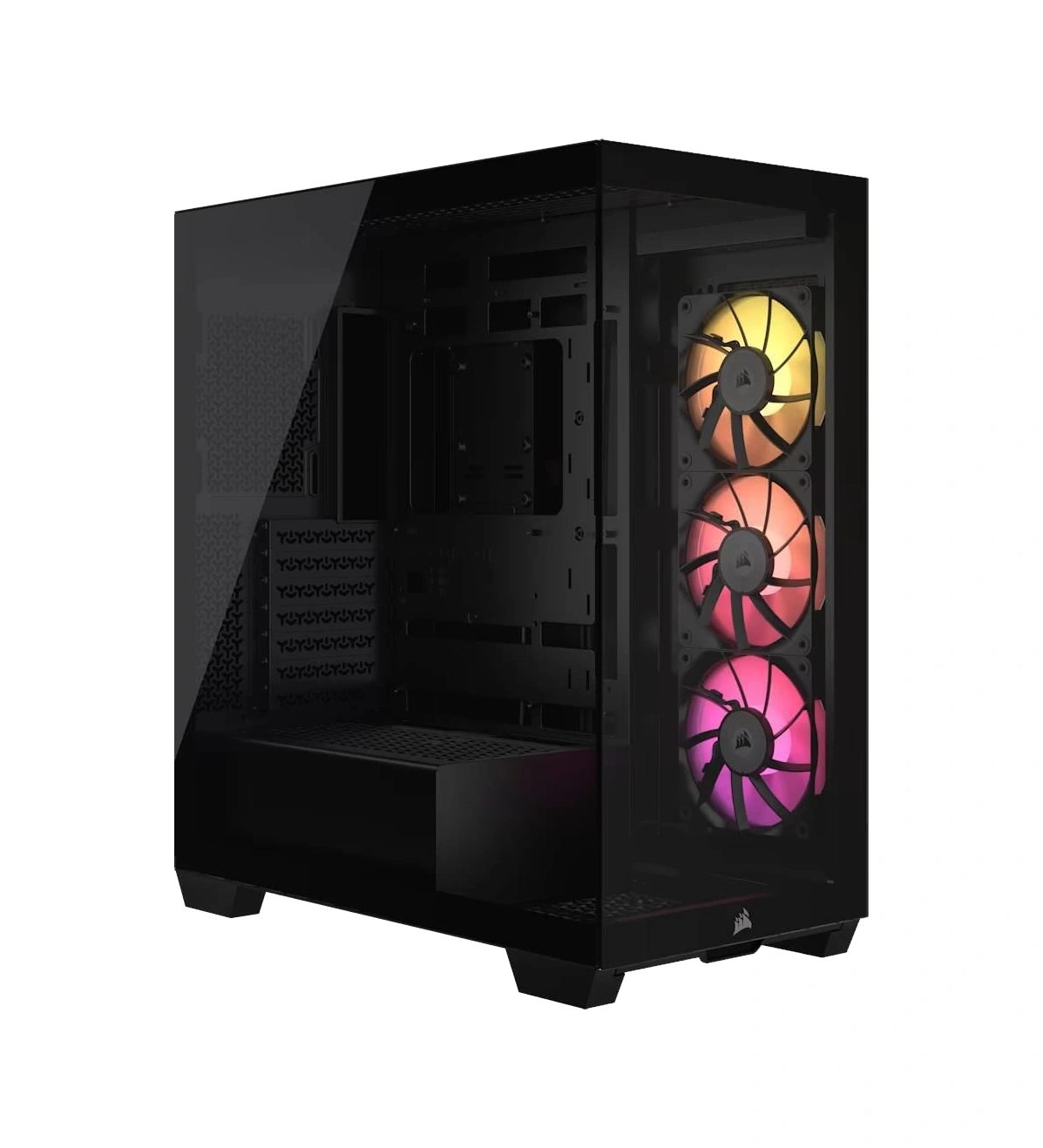 Corsaır 3500x 850w 80+ Gold Rgb Tempered Glass Siyah Atx Mid Tower Kasa
