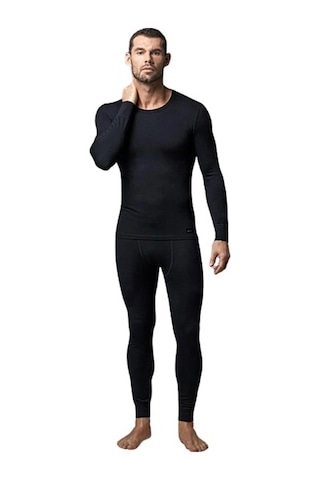 Tutku Uzun Kollu Termal Erkek  Alt - Üst İçlik Takım