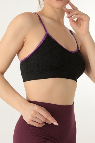 Gigotto Seamless Kabartma Desenli Büstiyer 001