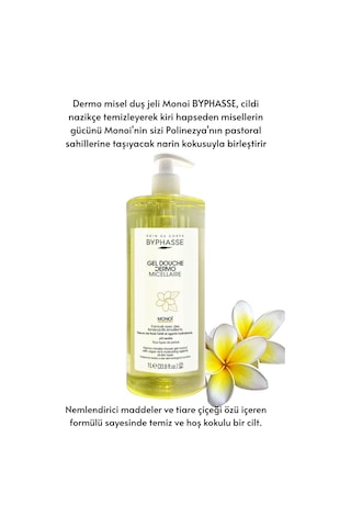 Byphasse Dermo Micellar Monoi Oil Duş Jeli Tüm Ciltler İçin 1 L