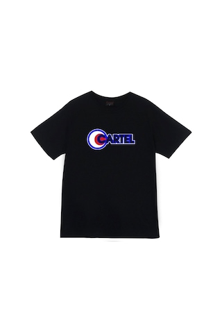 Cartel Baskılı Tişört Siyah Cartel Baskılı Tişört Siyah