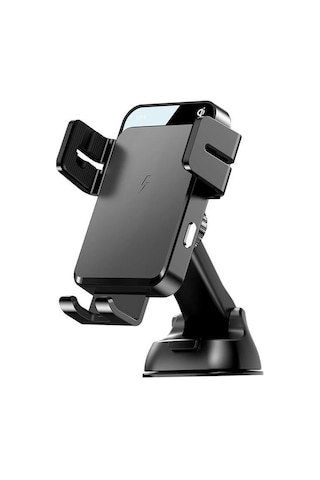 Joyroom Jr-zs219 Kablosuz Şarj 15w Vantuzlu Cep Telefonu Tutucu Siyah Çok Renkli