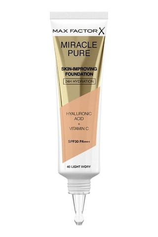 Max Factor Miracle Pure Foundation 40 Light Ivory