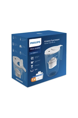 Philips Su Arıtma Filtreli Sürahi 3,4 L Awp2953wht Diğer