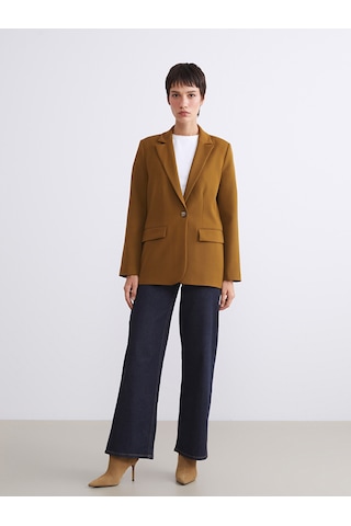 Lcw Vision Yeşil Krep Kadın Blazer Ceket