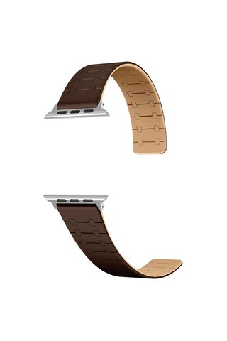 Apple Uyumlu Watch 10 Serisi 42mm Redclick Krd-111 Çizgili Desenli Silikon Kordon