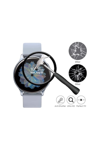 Samsung Uyumlu Galaxy Watch 5 44mm 3D Cam Full Ekran Koruyucu