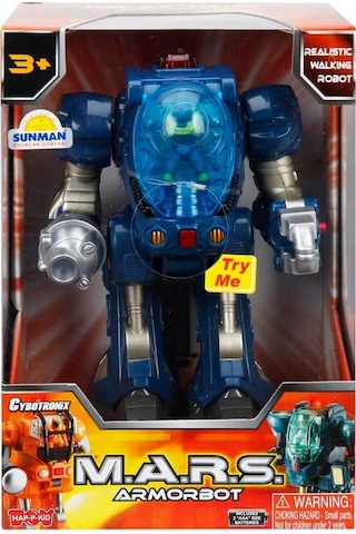 M.a.r.s Sesli Ve Işıklı Zırhlı Robot