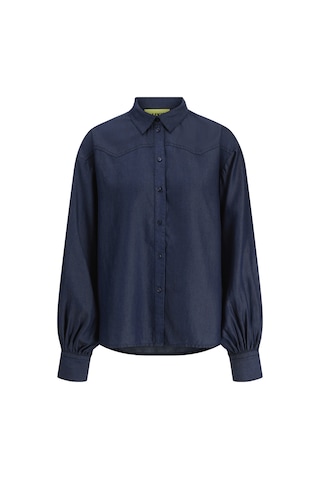 Jack & Jones Kadin Gömlek - Debby - 12280995 Dark Medium Blue Denim