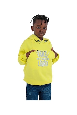 Slazenger Do Çocuk Sweatshirt St22wc031-703 Sarı-sarı Sarı