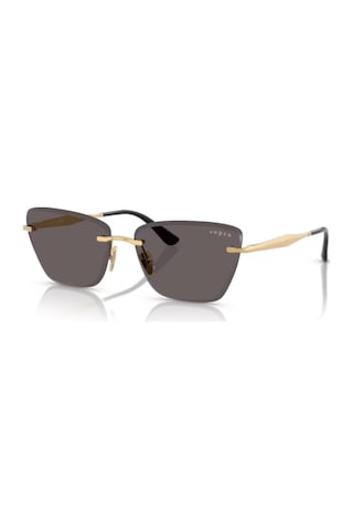 Vogue Vo 4332s 28087 59 Kadın Cat Eye Gold Metal Güneş Gözlüğü Altın