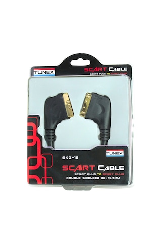 Tunex Scart Scart Kablo 2 Metre Altın Başlık