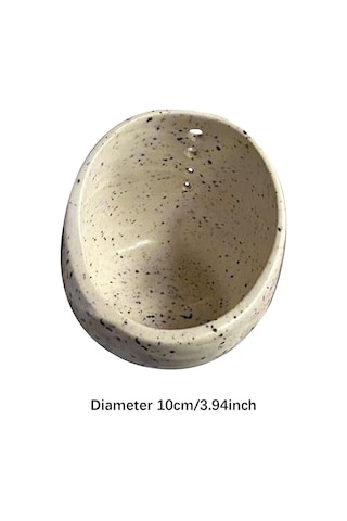 Pazly-seramik Soyucu Kase - Farklı Delik Boyutları, Yuvarlak Tasarım, Pratik Ve Dayanıklı Beyaz