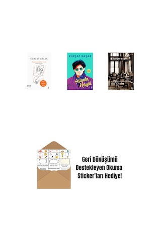 Dışarda Kötülük Vardı Ciltli + Aslında Hayal + Çok Güldük, Ağlamayalım + Okuma Sticker'ları
