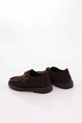 Dgn 500 Kadin Loafer Ayakkabi Kahve Süet