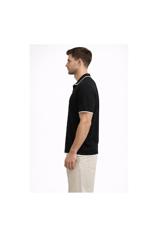 Cazador Erkek Polo Yaka Triko Tshirt 34125 Siyah