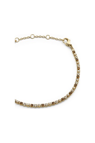 Classic Tennis Bracelet Honey Combo Gold Altın