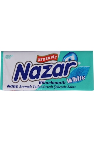 Nazar 5'li Bikarbonatlı Nane Aromalı Stick Sakız 20 Adet