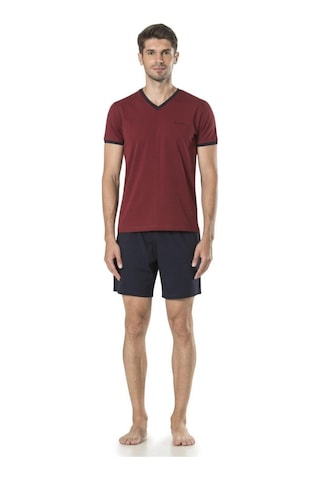 Pierre Cardin 5595 5'li Triko Röpteşambır Pijama Seti Bordo