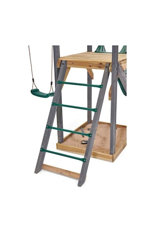 Plum Siamang Ahşap Salıncak Seti Çok Renkli