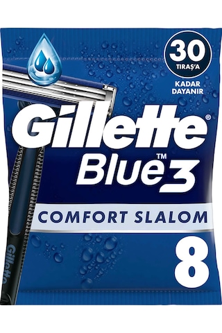 Gillette Blue3 Slalom Kullan At Tıraş Bıçağı 6+2 Adet