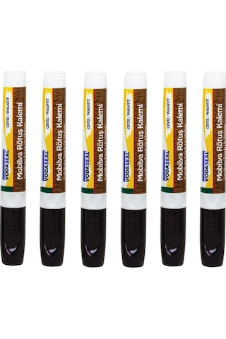 6 Adet Vodaseal Mobilya Çizik Giderici Rötuş Rütuş Kalemi Ceviz