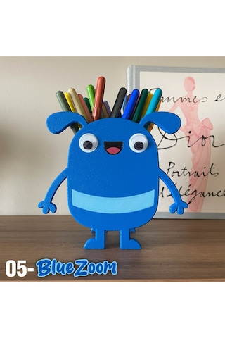 Bluezoom Mavi Canavar Kalemlik Masa Üstü Düzenleyici