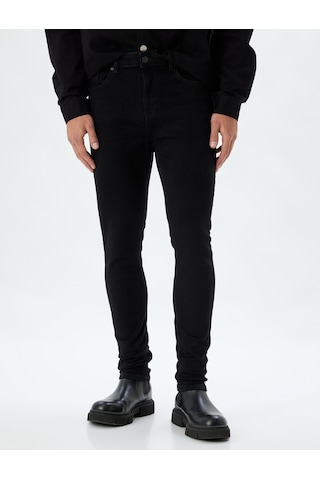Koton Skinny Fit Kot Pantolon - Michael Jean Siyah 5wam40063nd Siyah
