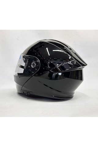 Mt Kask Fu935sv Genesis Sv Pure A1 Çene Açılır Kask Parlak Siyah Sİyah