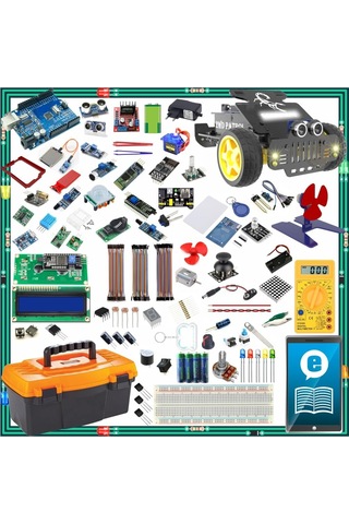 Arduino İle Uyumlu Süper Full Profesyonel Set 138 Parça 375 Adet
