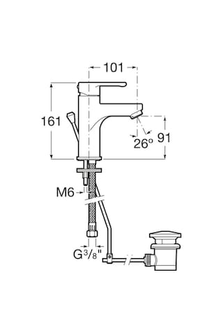 Roca Arola Lavabo Bataryası Cold Start A5A326Ac0K