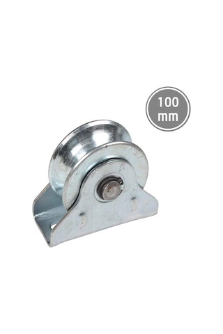 Rmt100 Sürgülü Demir Kapı İçin Tablalı Ray Makarası 100 Mm