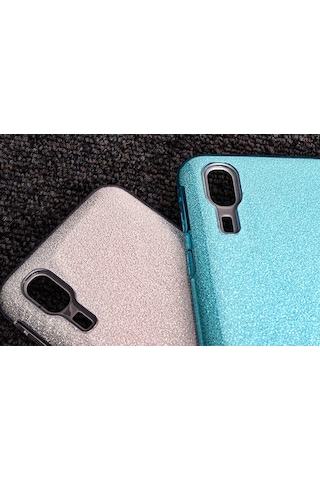 Samsung Uyumlu Galaxy A2 Core Kılıf Zore Shining Silikon Siyah