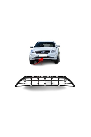 Xc60 Ön Tampon Alt Orta Izgara 2014-2017 Park Sensörlü