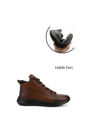 Gönderi(R) Gönderi R Erkek Taba Antik Fermuarlı Hakiki Deri Bot Dkmb73542609