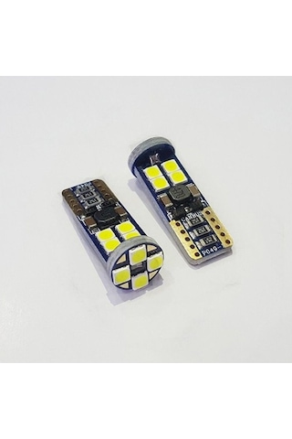 Femex Platinum Turuncu Ampul T10 12 Smd 3030 Chip Led Aktif Canbus