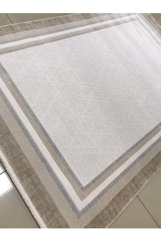 Padişah Halı Eternity 78676 070 Serisi Akrilik Salon Oturma Odası Halısı Kahve - Krem